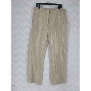 Chico's Travelers Women's Pants Size L Gold Welt Pocket Chico's Size 2.5